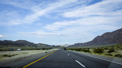 open road in nevada