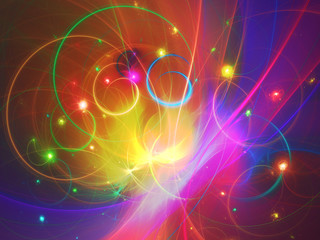 Abstract fractal background