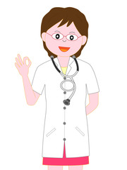 女医のポーズ
