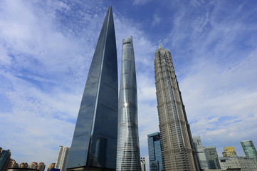 Shanghai world financial center skyscrapers