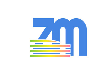 ZM Initial Logo for your startup venture