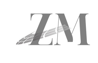 ZM Initial Logo for your startup venture