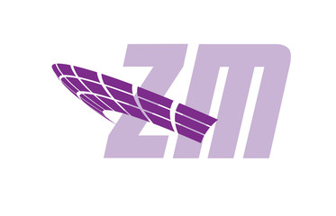 ZM Initial Logo for your startup venture