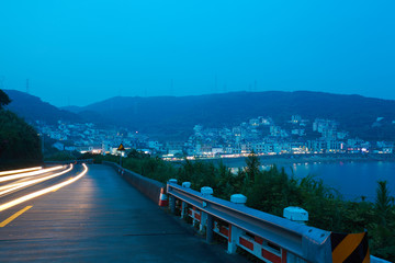 road at the top of the hill