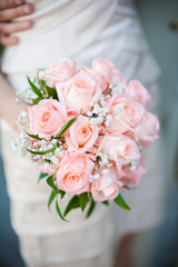 Wedding bride bouquet