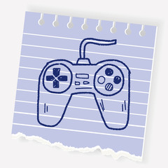 game controller doodle