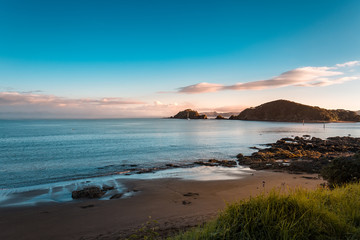 Sunrise in New Zealand Paihia Beach