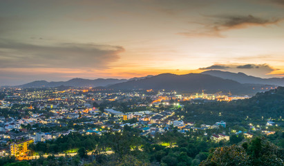 Obraz premium Khoa Rang View Point Phuket Thailand