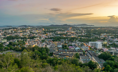 Fototapeta premium Khoa Rang View Point Phuket Thailand
