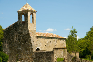 Fototapeta na wymiar Sant Marti Chapel - Besalu - Spain
