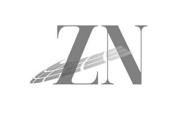 ZN Initial Logo for your startup venture