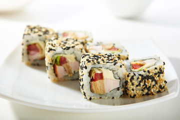 Chicken Maki Sushi