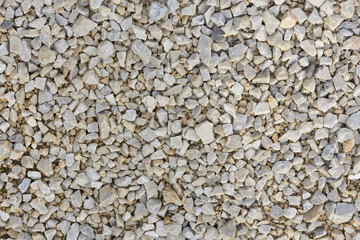 Background gray pebble .Zoom in and top view