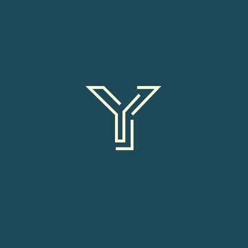Letter Y logo icon design template elements