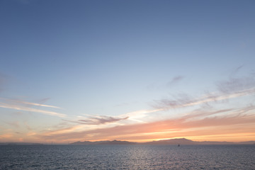 Fototapeta premium sunset on the bay