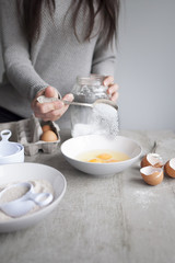 Baking time (add sugar)