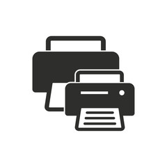 Printer vector icon.