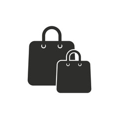 Shopping bag vector icon.