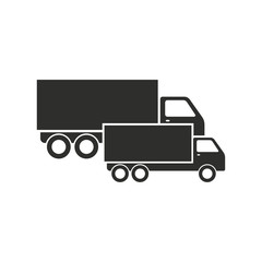 Truck vector icon.