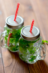 Summer mojito cocktail