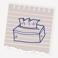 facial tissue doodle