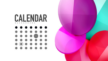 Modern geometric presentation background