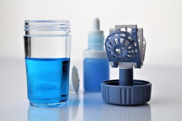 An image of contact lenses