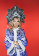 Beautiful snow maiden