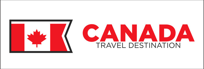 Canada travel destination banner