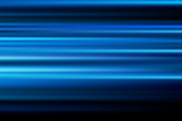 blue vector abstract speed motion blur of night lights in the city long exposure background