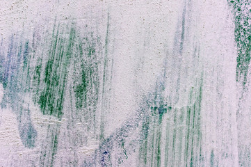 White and green color wall texture. Classic, grunge  background for design