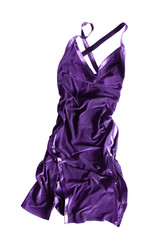 Crumpled dress isolated