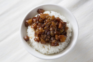 Braised pork rice