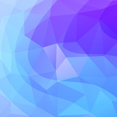 Obraz premium Blue wavy vector background