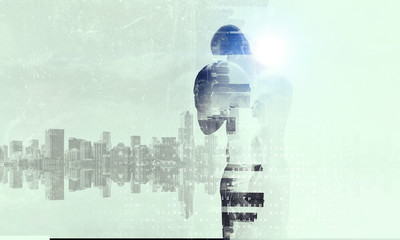 Determined to be winner . Mixed media