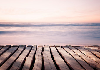 Abstract background of tropical ocean beach sunset in soft pastel colors