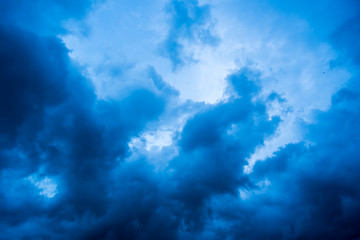Fototapeta na wymiar dark storm clouds,clouds with background,Dark clouds before a thunder-storm.