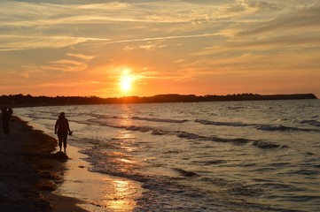 Sonnenuntergang Ostsee