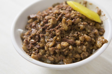 braised pork rice