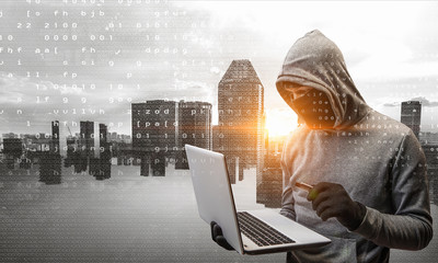 Hacker man stole information