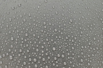 water drops on black background. Macro.