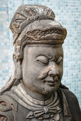 Chinese God statue at the Buddhist temple