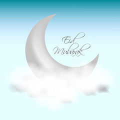 Fototapeta na wymiar illustration of Muslim Festival Eid Background