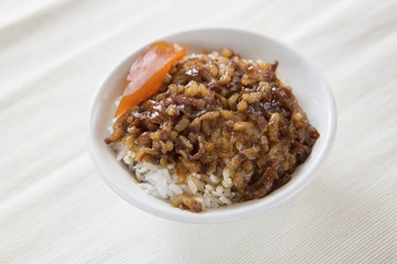 braised pork rice