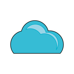 Cloud weather symbol