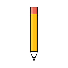 Wooden pencil symbol