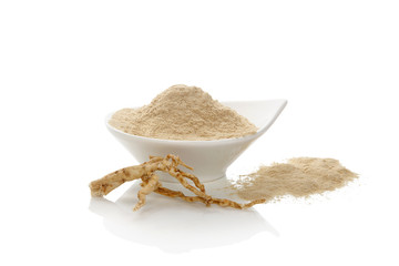 Ginseng root powder.