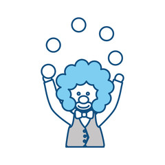 Circus clown cartoon