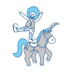 Circus clown cartoon
