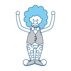 Circus clown cartoon